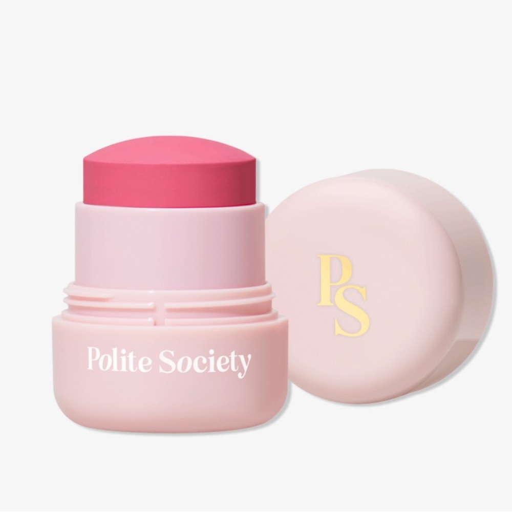 NEW Polite Society by Jerry Blandino Powder Blush Stick London true pink In Box